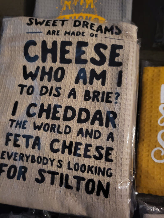 Cheese tea towel