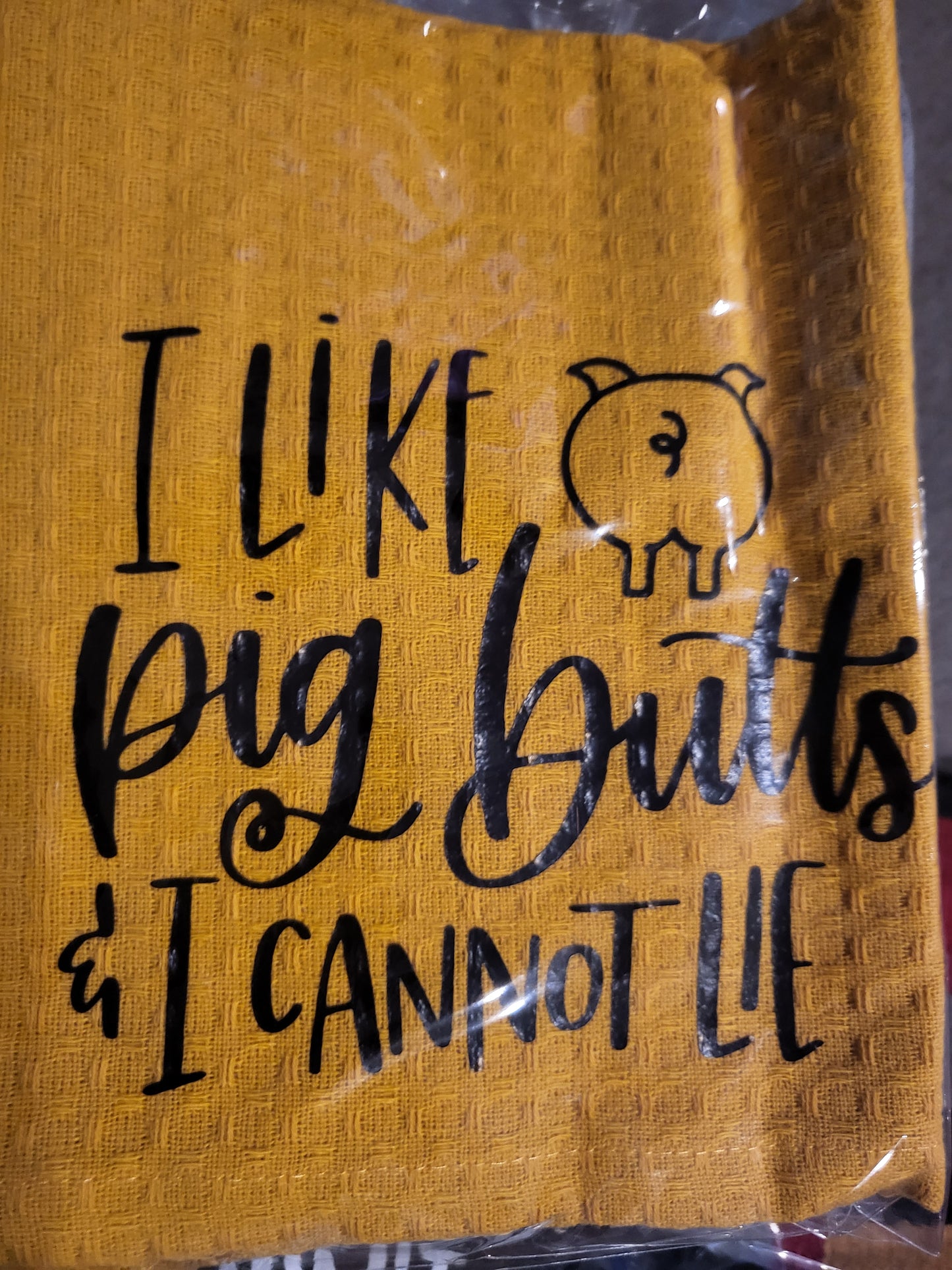 I LIKE PIG BUTTS TEA TOWEL